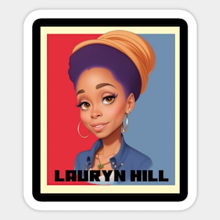 2D Lauryn Hill Sticker